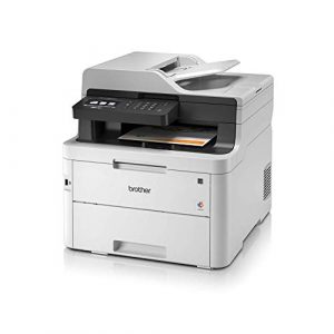Brother MFC-L3750CDW Imprimante multifonctions 4 en 1 Laser |couleur | silencieuse 47db | Mémoire 512Mo|Wi-FI | 24ppm | impression recto-verso | Inclus 1 000 pages de Toner