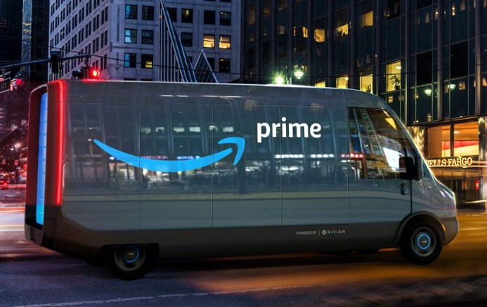 Camion électrique Rivian pour Amazon