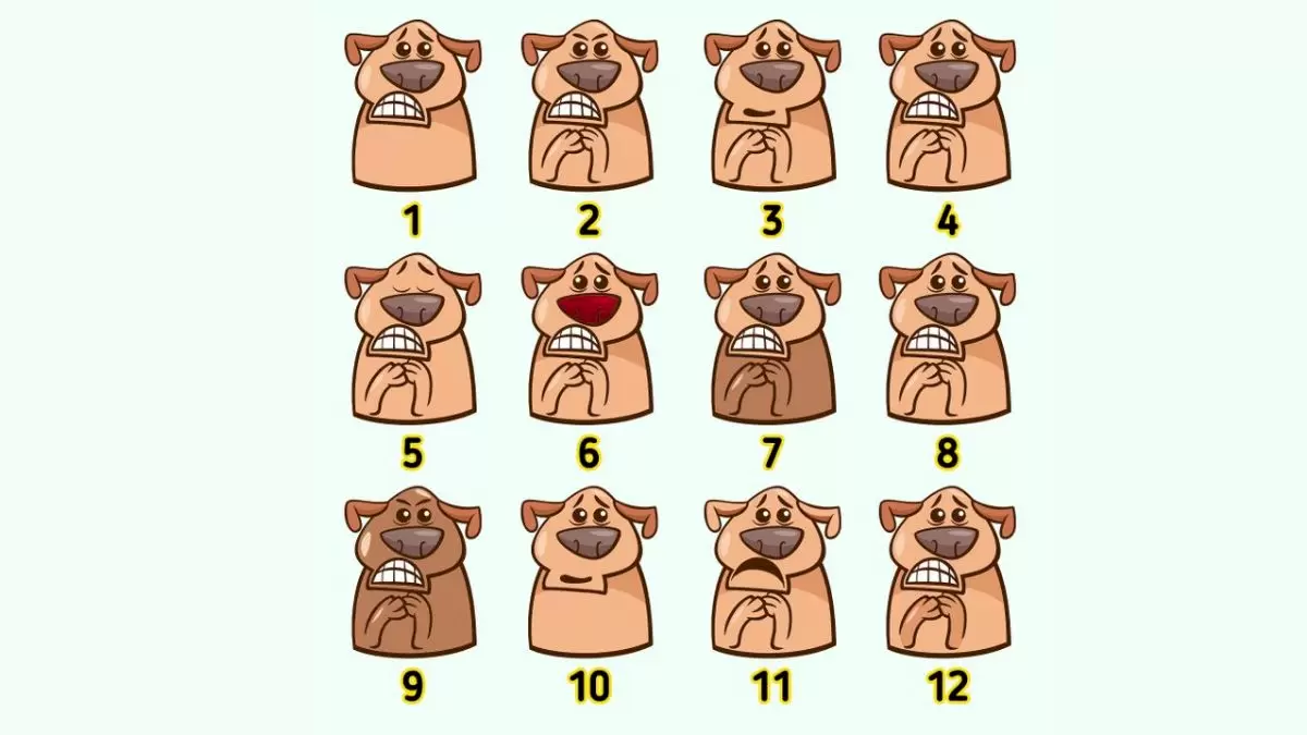 Défi des figures similaires : Il y a deux chiens similaires dans cette illusion d'optique. Pouvez-vous les repérer en 9 secondes ?