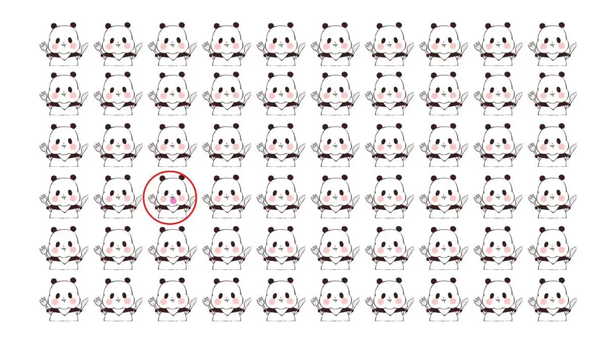 Illusion d'optique : Pouvez-vous repérer les différents pandas en 10 secondes ?