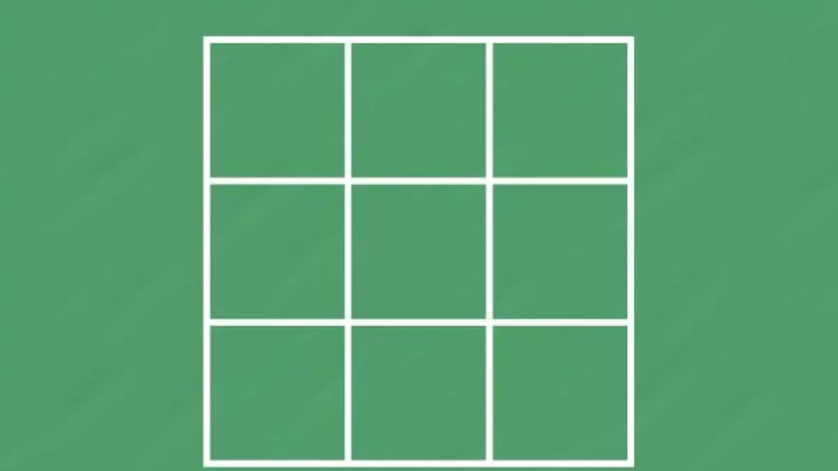 Test de QI sur les illusions d'optique : Pouvez-vous compter le nombre de carrés dans cette image ?
