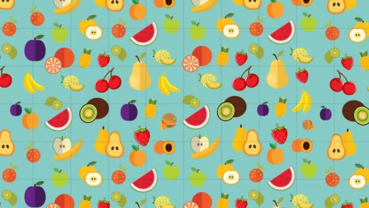 Test visuel d'illusion d'optique : Un bonhomme de neige parmi les fruits ! Trouvez le bonhomme de neige dans cette image en moins de 16 secondes.